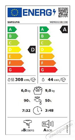 SAMSUNG WD90DG5B15BELE mos&oacute;-sz&aacute;r&iacute;t&oacute;g&eacute;p H&aacute;ztart&aacute;s / Otthon / K&uuml;lt&eacute;r - Mos&oacute;g&eacute;p / sz&aacute;r&iacute;t&oacute;g&eacute;p - Mos&oacute;-sz&aacute;r&iacute;t&oacute;g&eacute;p - 501464