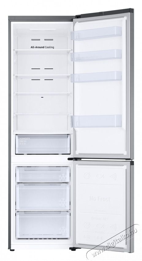 SAMSUNG RB38C600ESA/EF inox alulfagyaszt&oacute;s hűtőszekr&eacute;ny Konyhai term&eacute;kek - Hűtő, fagyaszt&oacute; (szabadon&aacute;ll&oacute;) - Alulfagyaszt&oacute;s kombin&aacute;lt hűtő - 501648