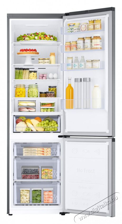 SAMSUNG RB38C600ESA/EF inox alulfagyaszt&oacute;s hűtőszekr&eacute;ny Konyhai term&eacute;kek - Hűtő, fagyaszt&oacute; (szabadon&aacute;ll&oacute;) - Alulfagyaszt&oacute;s kombin&aacute;lt hűtő - 501648