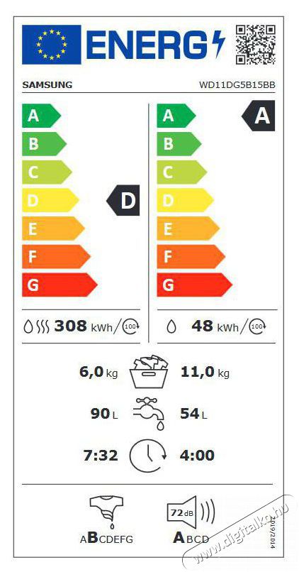 SAMSUNG WD11DG5B15BBLE mos&oacute;-sz&aacute;r&iacute;t&oacute;g&eacute;p H&aacute;ztart&aacute;s / Otthon / K&uuml;lt&eacute;r - Mos&oacute;g&eacute;p / sz&aacute;r&iacute;t&oacute;g&eacute;p - Mos&oacute;-sz&aacute;r&iacute;t&oacute;g&eacute;p - 500775