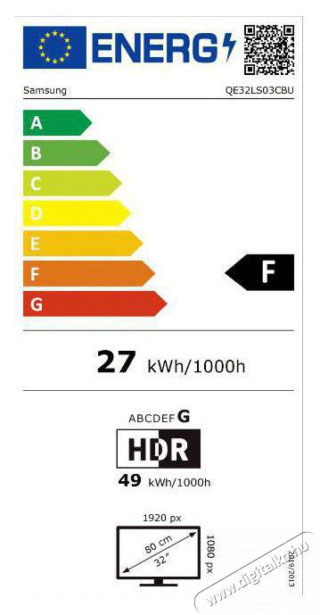 SAMSUNG 32 QE32LS03CBUXXH Full HD Smart QLED TV Telev&iacute;zi&oacute;k - LED telev&iacute;zi&oacute; - 1080p Full HD felbont&aacute;s&uacute; - 468942