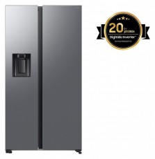 SAMSUNG RS70F64KETEO Side-by-Side hűtőszekr&eacute;ny AI Energia &uuml;zemm&oacute;ddal 640 L, matt met&aacute;l Konyhai term&eacute;kek - Hűtő, fagyaszt&oacute; (szabadon&aacute;ll&oacute;) - Amerikai t&iacute;pus&uacute; Side By Side hűtő - 505309