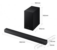 SAMSUNG HW-B650F/EN HANGPROJEKTOR Audio-Video / Hifi / Multim&eacute;dia - Hangprojektor / soundbar - M&eacute;lyl&aacute;d&aacute;val - 505504