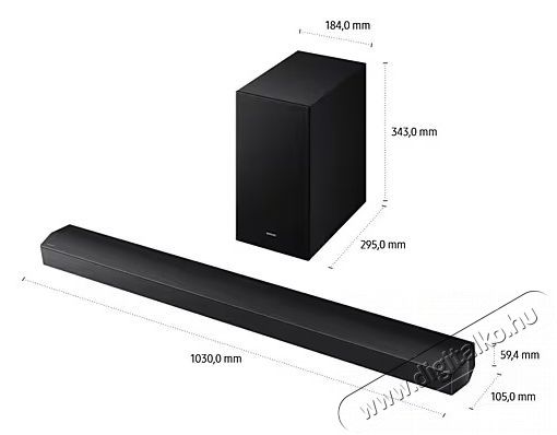 SAMSUNG HW-B750F/EN HANGPROJEKTOR Audio-Video / Hifi / Multim&eacute;dia - Hangprojektor / soundbar - M&eacute;lyl&aacute;d&aacute;val - 505503