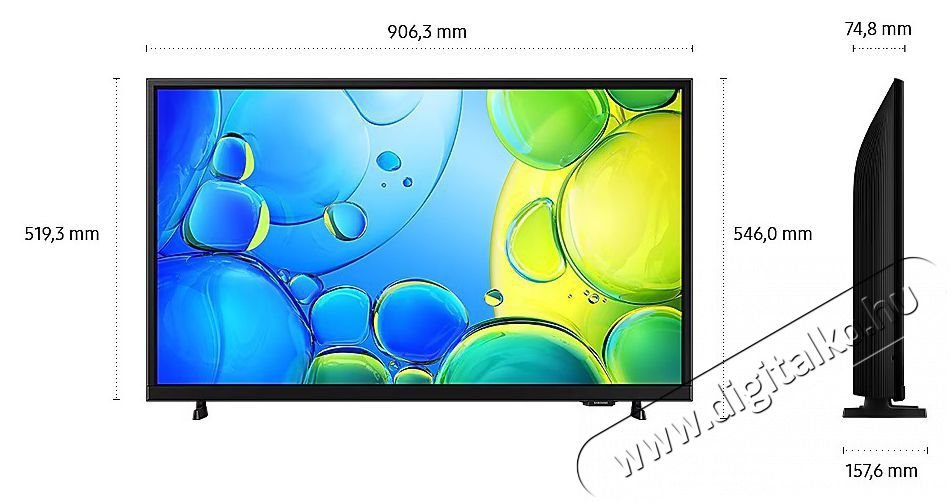 SAMSUNG UE40F6002FKXXH 101cm-es Full HD Smart TV Telev&iacute;zi&oacute;k - LED telev&iacute;zi&oacute; - 1080p Full HD felbont&aacute;s&uacute; - 506172