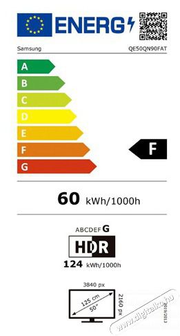 SAMSUNG QE50QN90FATXXH UHD SMART NEO QLED TV MINI LED TECHNOL&Oacute;GI&Aacute;VAL Telev&iacute;zi&oacute;k - LED telev&iacute;zi&oacute; - UHD 4K felbont&aacute;s&uacute; - 506868