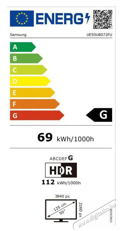 SAMSUNG 50  UE50U8072 Telev&iacute;zi&oacute;k - LCD telev&iacute;zi&oacute; - 506044