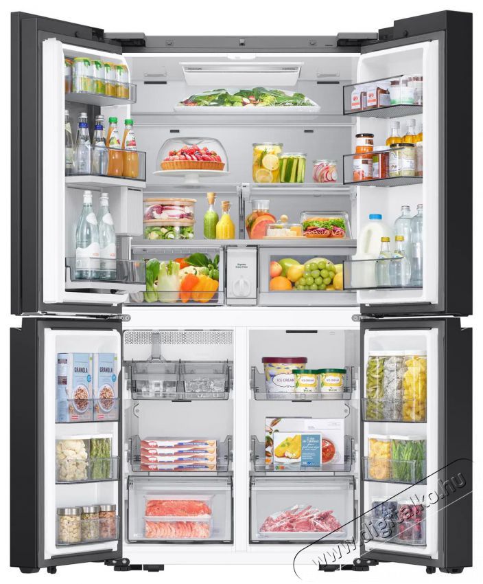 SAMSUNG RM90F67CECEO Konyhai term&eacute;kek - Hűtő, fagyaszt&oacute; (szabadon&aacute;ll&oacute;) - Amerikai t&iacute;pus&uacute; Side By Side hűtő - 509587