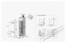SAMSUNG BRB80F30AES0EO Konyhai term&eacute;kek - Hűtő, fagyaszt&oacute; (be&eacute;p&iacute;thető) - Alulfagyaszt&oacute;s kombin&aacute;lt hűtő - 509573
