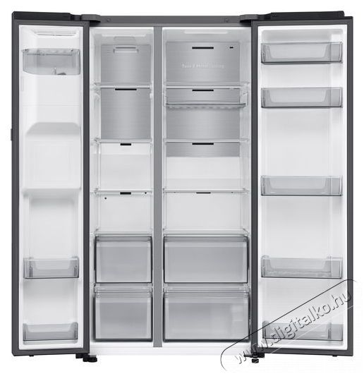 SAMSUNG RS80F66KBFEO Konyhai term&eacute;kek - Hűtő, fagyaszt&oacute; (szabadon&aacute;ll&oacute;) - Amerikai t&iacute;pus&uacute; Side By Side hűtő - 509514