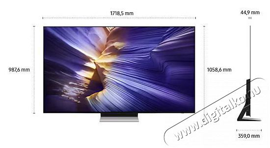 SAMSUNG QE55S90FAEXXH 139cm-es OLED 4K Vision AI Smart TV Telev&iacute;zi&oacute;k - OLED telev&iacute;zi&oacute; - UHD 4K felbont&aacute;s&uacute; - 506165