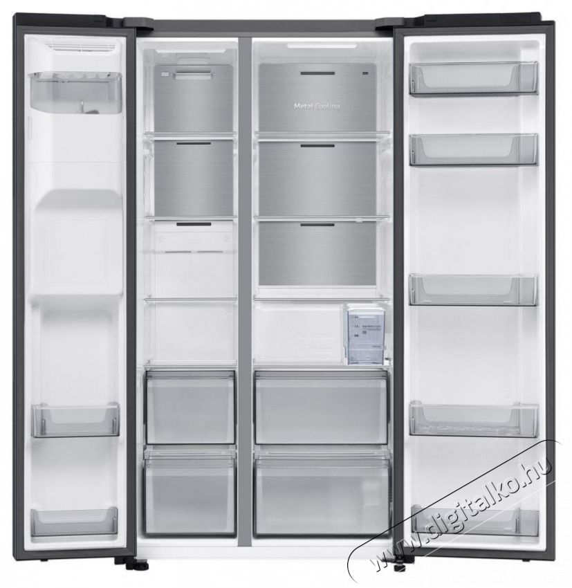 SAMSUNG RS70F65KEFEO Konyhai term&eacute;kek - Hűtő, fagyaszt&oacute; (szabadon&aacute;ll&oacute;) - Amerikai t&iacute;pus&uacute; Side By Side hűtő - 509462