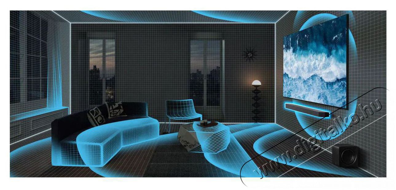 SAMSUNG HW-Q800F/EN hangprojektor Q sz&eacute;ria, 5.1.2 csatorn&aacute;s, m&eacute;lynyom&oacute;val Audio-Video / Hifi / Multim&eacute;dia - Hangprojektor / soundbar - M&eacute;lyl&aacute;d&aacute;val - 510784