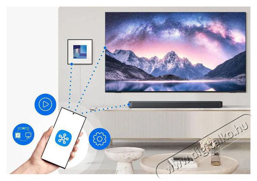 SAMSUNG HW-Q800F/EN hangprojektor Q sz&eacute;ria, 5.1.2 csatorn&aacute;s, m&eacute;lynyom&oacute;val Audio-Video / Hifi / Multim&eacute;dia - Hangprojektor / soundbar - M&eacute;lyl&aacute;d&aacute;val - 510784