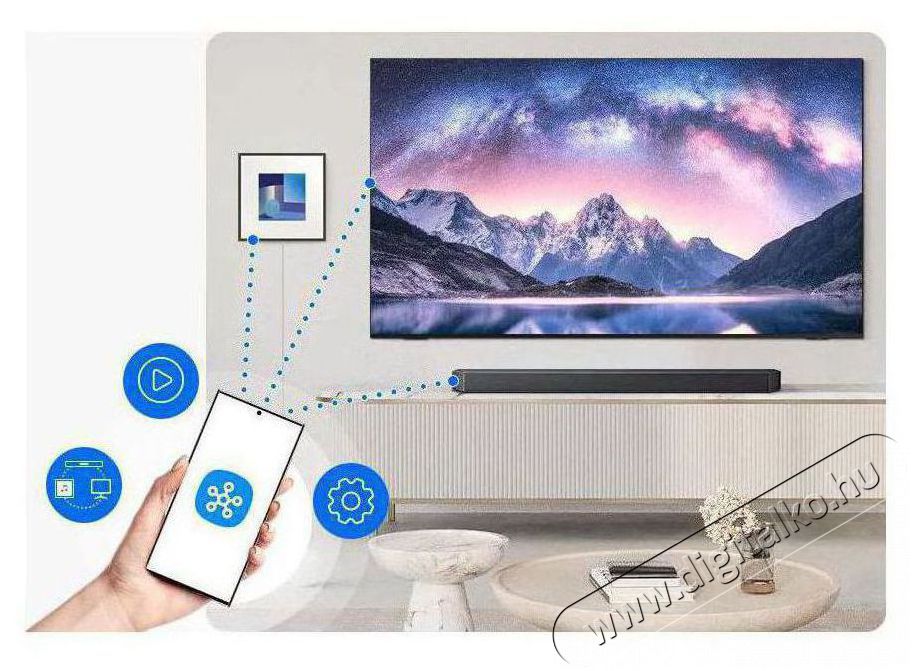 SAMSUNG HW-Q990F/EN hangprojektor Q sz&eacute;ria, 11.1.4 csatorn&aacute;s, m&eacute;lynyom&oacute;val &eacute;s h&aacute;ts&oacute; hangsz&oacute;r&oacute;kkal Audio-Video / Hifi / Multim&eacute;dia - Hangprojektor / soundbar - M&eacute;lyl&aacute;d&aacute;val - 510785