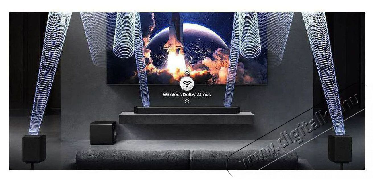 SAMSUNG HW-Q990F/EN hangprojektor Q sz&eacute;ria, 11.1.4 csatorn&aacute;s, m&eacute;lynyom&oacute;val &eacute;s h&aacute;ts&oacute; hangsz&oacute;r&oacute;kkal Audio-Video / Hifi / Multim&eacute;dia - Hangprojektor / soundbar - M&eacute;lyl&aacute;d&aacute;val - 510785