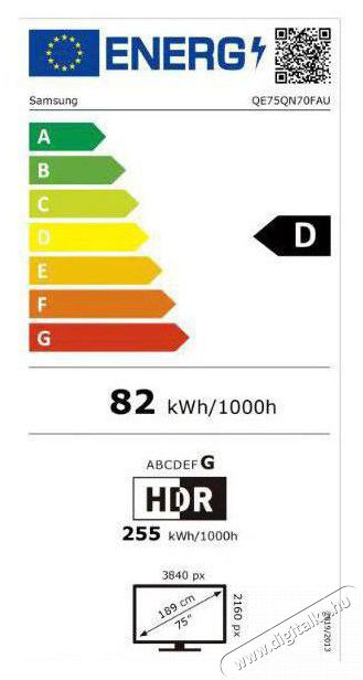 SAMSUNG QE75QN70F Telev&iacute;zi&oacute;k - LED telev&iacute;zi&oacute; - UHD 4K felbont&aacute;s&uacute; - 512286