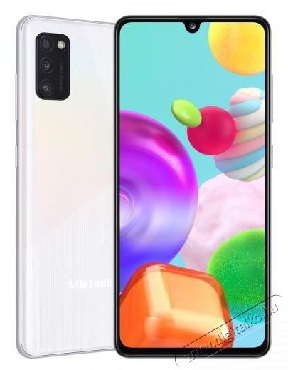 SAMSUNG SM-A415F Galaxy A41 6,1 LTE 4/64GB Dual SIM feh&eacute;r okostelefon Mobil / Kommunik&aacute;ci&oacute; / Smart - Okostelefon - Android - 369875