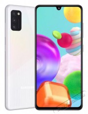 SAMSUNG SM-A415F Galaxy A41 6,1 LTE 4/64GB Dual SIM feh&eacute;r okostelefon Mobil / Kommunik&aacute;ci&oacute; / Smart - Okostelefon - Android - 369875