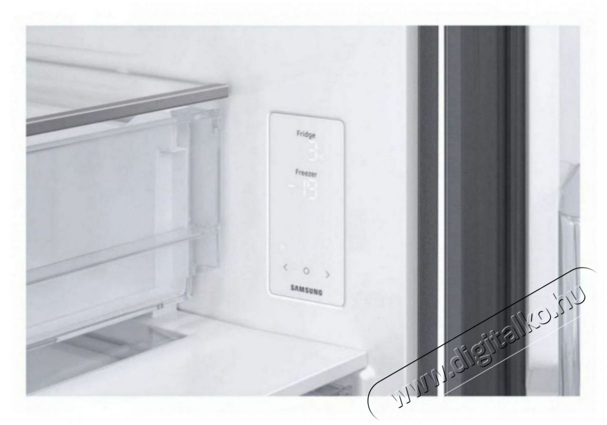SAMSUNG RB53DG706BS9EO Konyhai term&eacute;kek - Hűtő, fagyaszt&oacute; (szabadon&aacute;ll&oacute;) - Alulfagyaszt&oacute;s kombin&aacute;lt hűtő - 509384
