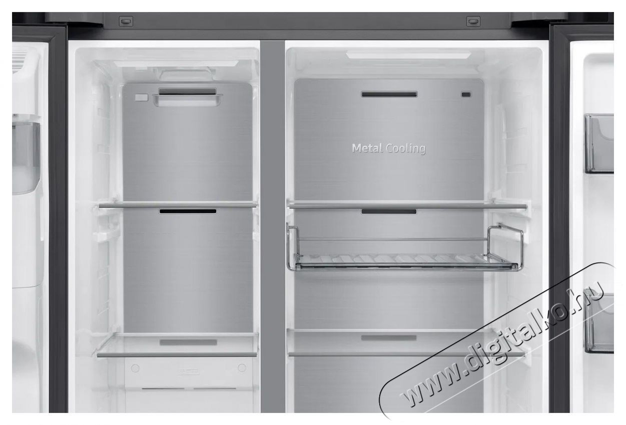 SAMSUNG RS90F64EEFEO Konyhai term&eacute;kek - Hűtő, fagyaszt&oacute; (szabadon&aacute;ll&oacute;) - Amerikai t&iacute;pus&uacute; Side By Side hűtő - 509386