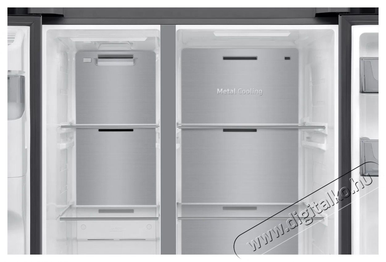 SAMSUNG RS70F64KDTEO Konyhai term&eacute;kek - Hűtő, fagyaszt&oacute; (szabadon&aacute;ll&oacute;) - Amerikai t&iacute;pus&uacute; Side By Side hűtő - 515779