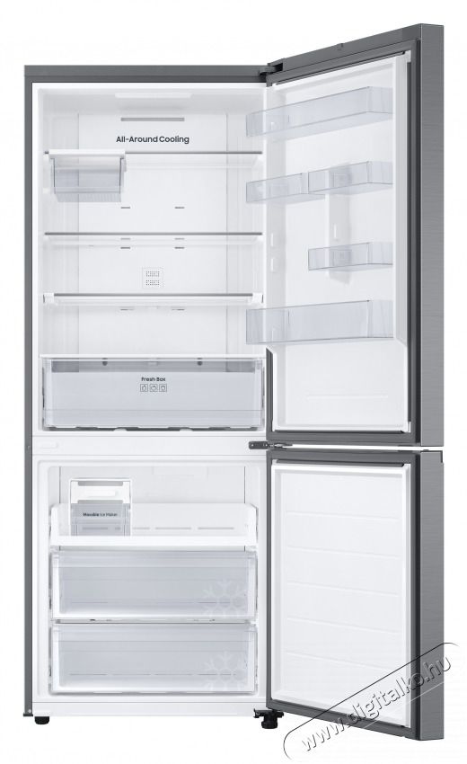 SAMSUNG RB50DG602ES9EO Sz&eacute;les alulfagyaszt&oacute;s hűtőszekr&eacute;ny SmartThings AI Energia &uuml;zemm&oacute;ddal 508 L, kifinomult inox Konyhai term&eacute;kek - Hűtő, fagyaszt&oacute; (szabadon&aacute;ll&oacute;) - Alulfagyaszt&oacute;s kombin&aacute;lt hűtő - 515979