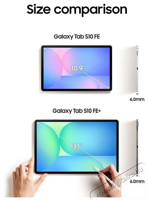 SAMSUNG Galaxy Tab S10 FE+ 8GB/128GB Gray tablet Mobil / Kommunik&aacute;ci&oacute; / Smart - Tablet - Android tablet - 521330