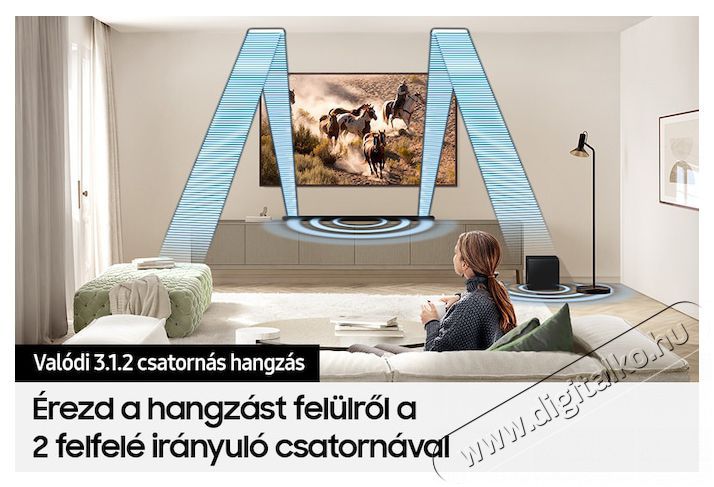 SAMSUNG HW-S800D Audio-Video / Hifi / Multim&eacute;dia - Hangprojektor / soundbar - M&eacute;lyl&aacute;d&aacute;val - 521370