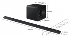 SAMSUNG HW-S800D Audio-Video / Hifi / Multim&eacute;dia - Hangprojektor / soundbar - M&eacute;lyl&aacute;d&aacute;val - 521370