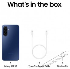 SAMSUNG Galaxy A17 5G 4GB / 128GB Dark Blue Mobil / Kommunik&aacute;ci&oacute; / Smart - Okostelefon - Android - 527933