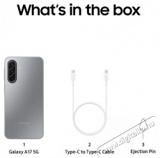 SAMSUNG Galaxy A17 5G 4GB / 128GB Gray Mobil / Kommunik&aacute;ci&oacute; / Smart - Okostelefon - Android - 527934
