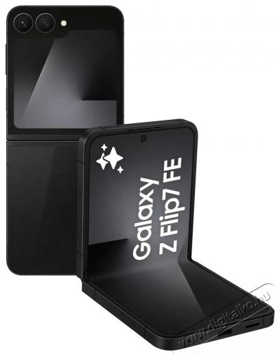 SAMSUNG Galaxy Z Flip7 FE 8GB / 128GB Black Mobil / Kommunik&aacute;ci&oacute; / Smart - Okostelefon - Android - 527982