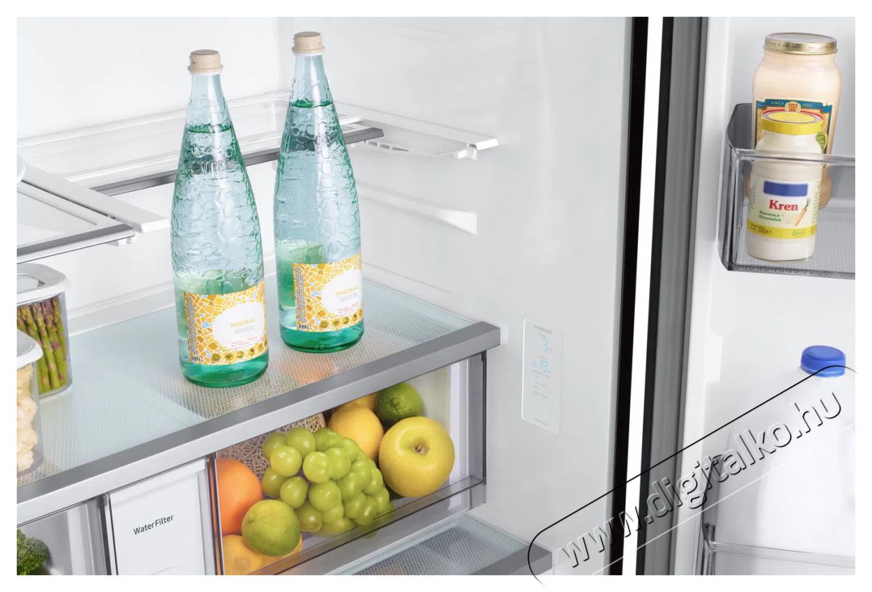 SAMSUNG RF24BB620EB1EO Amerikai t&iacute;pus&uacute; Side By Side hűtő Konyhai term&eacute;kek - Hűtő, fagyaszt&oacute; (szabadon&aacute;ll&oacute;) - Amerikai t&iacute;pus&uacute; Side By Side hűtő - 527925