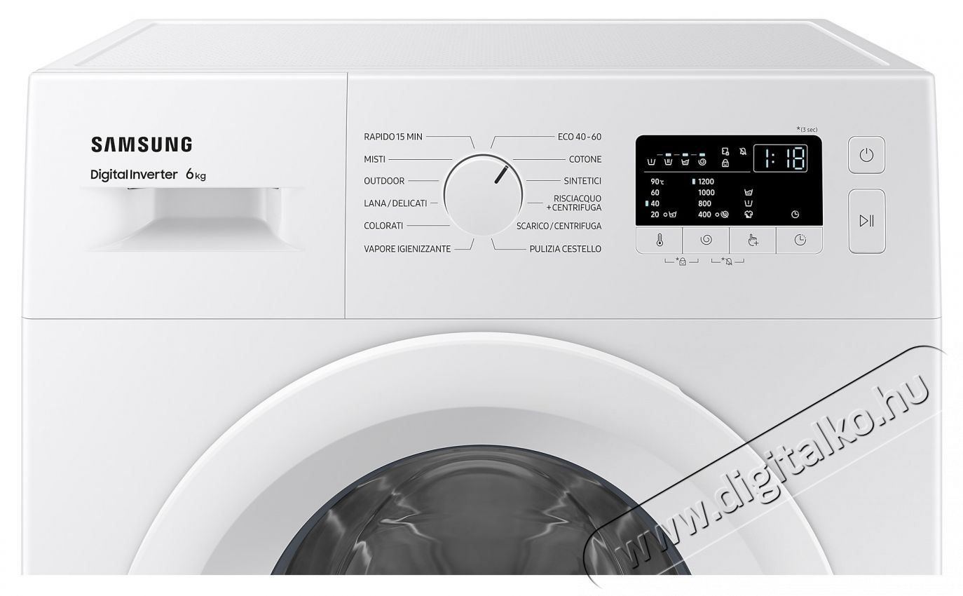 SAMSUNG WW60A3120WE/LE mos&oacute;g&eacute;p H&aacute;ztart&aacute;s / Otthon / K&uuml;lt&eacute;r - Mos&oacute;g&eacute;p / sz&aacute;r&iacute;t&oacute;g&eacute;p - El&ouml;lt&ouml;ltős keskeny (45cm-ig) mos&oacute;g&eacute;p - 535689