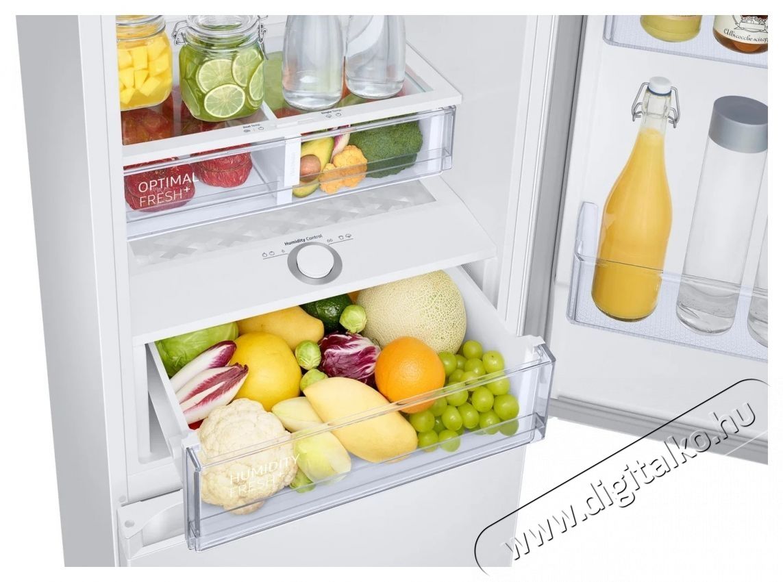 SAMSUNG RB34C603CWW/EF + 20 &eacute;v kompresszorgarancia hűtőszekr&eacute;ny Konyhai term&eacute;kek - Hűtő, fagyaszt&oacute; (szabadon&aacute;ll&oacute;) - Alulfagyaszt&oacute;s kombin&aacute;lt hűtő - 535692