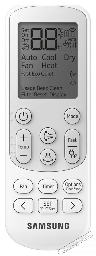 SAMSUNG Luzon S2 kl&iacute;ma, 24000 BTU, Wi-Fi, SmartThings Energy, AI Auto Comfort, A++/A+ energiaoszt&aacute;ly, Feh&eacute;r H&aacute;ztart&aacute;s / Otthon / K&uuml;lt&eacute;r - Ventil&aacute;tor / L&eacute;gkondicion&aacute;l&oacute; - Split kl&iacute;ma - 537265