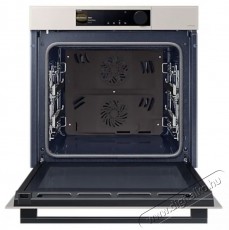 SAMSUNG BeSpoke NV7B6665IAA Be&eacute;p&iacute;thető s&uuml;tő, Elektromos, 76 l, Katalitikus &ouml;ntiszt&iacute;t&oacute;, Grill, Dual Cook, Wi-Fi, Air Fry, B&eacute;zs Konyhai term&eacute;kek - S&uuml;tő-főzőlap, tűzhely (be&eacute;p&iacute;thető) - S&uuml;tő (be&eacute;p&iacute;thető) - 537988