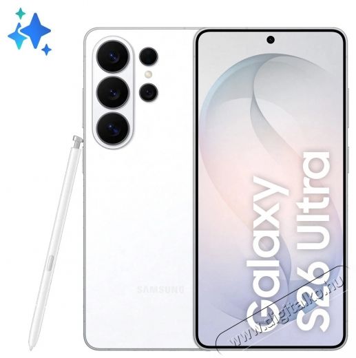 SAMSUNG Galaxy S26 Ultra 12GB/256GB Feh&eacute;r Mobil / Kommunik&aacute;ci&oacute; / Smart - Okostelefon - Android - 537984