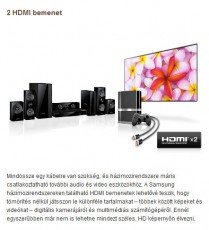 SAMSUNG HT-F6550W ht-f6550w 3d Blu-Ray h&aacute;zi-mozi rendszer Audio-Video / Hifi / Multim&eacute;dia - H&aacute;zimozi - Blu-Ray h&aacute;zimozi szett - 263996
