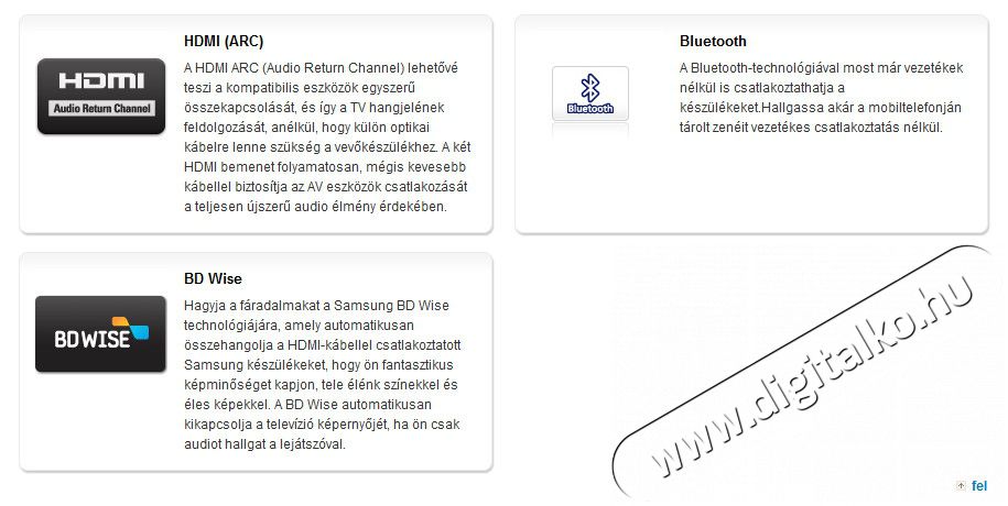 SAMSUNG HT-F6550W ht-f6550w 3d Blu-Ray h&aacute;zi-mozi rendszer Audio-Video / Hifi / Multim&eacute;dia - H&aacute;zimozi - Blu-Ray h&aacute;zimozi szett - 263996