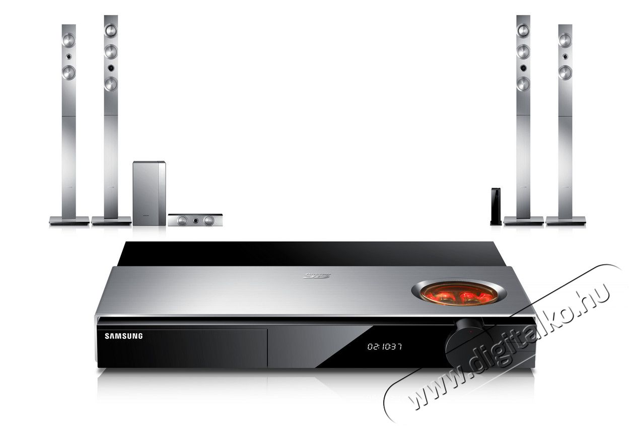 SAMSUNG HT-F9750W  3d Blu-Ray h&aacute;zi-mozi rendszer 3&eacute;v magyar garanci&aacute;val! Audio-Video / Hifi / Multim&eacute;dia - H&aacute;zimozi - Blu-Ray h&aacute;zimozi szett - 263995