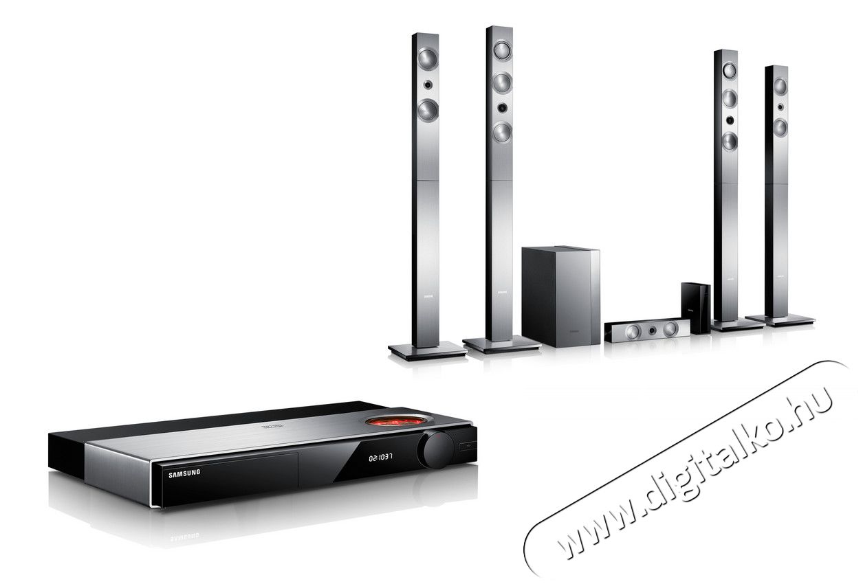 SAMSUNG HT-F9750W  3d Blu-Ray h&aacute;zi-mozi rendszer 3&eacute;v magyar garanci&aacute;val! Audio-Video / Hifi / Multim&eacute;dia - H&aacute;zimozi - Blu-Ray h&aacute;zimozi szett - 263995