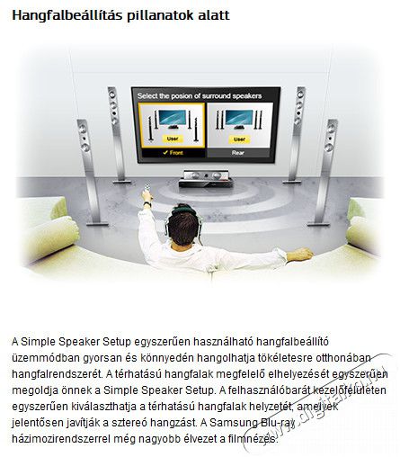 SAMSUNG HT-F9750W  3d Blu-Ray h&aacute;zi-mozi rendszer 3&eacute;v magyar garanci&aacute;val! Audio-Video / Hifi / Multim&eacute;dia - H&aacute;zimozi - Blu-Ray h&aacute;zimozi szett - 263995