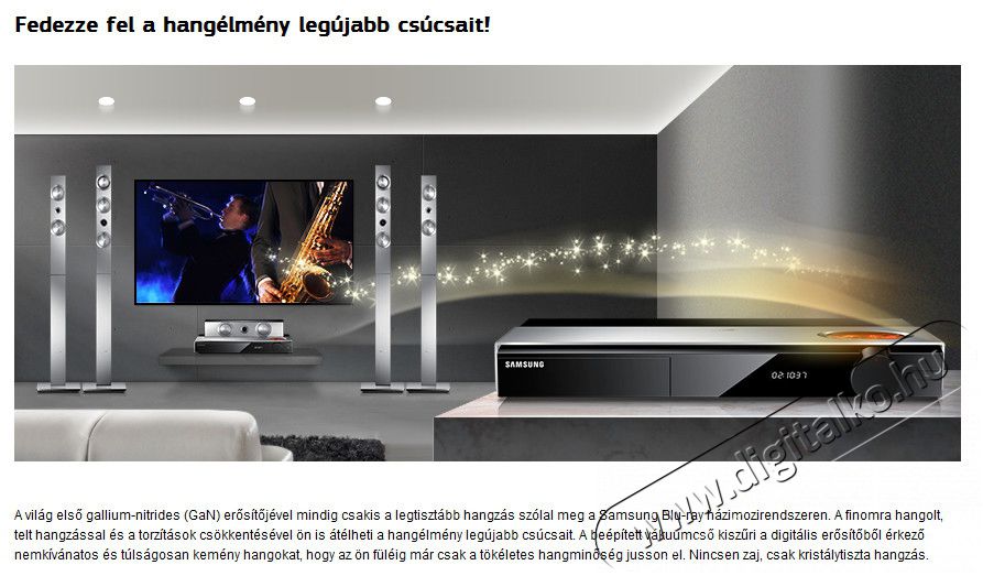SAMSUNG HT-F9750W  3d Blu-Ray h&aacute;zi-mozi rendszer 3&eacute;v magyar garanci&aacute;val! Audio-Video / Hifi / Multim&eacute;dia - H&aacute;zimozi - Blu-Ray h&aacute;zimozi szett - 263995