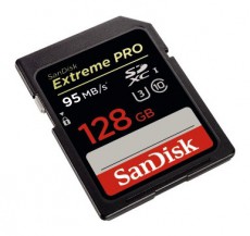 SanDisk SDXC 128GB Extreme Pro - 124088 Mem&oacute;ria k&aacute;rtya / Pendrive - SD / SDHC / SDXC k&aacute;rtya - 282959