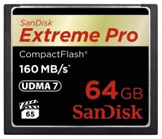 SanDisk CF 64GB Extreme Pro - 123844 - Mem&oacute;ria k&aacute;rtya / Pendrive - Compact Flash (CF) k&aacute;rtya - 273970