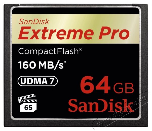 SanDisk CF 64GB Extreme Pro - 123844 Mem&oacute;ria k&aacute;rtya / Pendrive - Compact Flash (CF) k&aacute;rtya - 273970