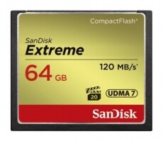 SanDisk CF 64GB Extreme - 124094 - Mem&oacute;ria k&aacute;rtya / Pendrive - Compact Flash (CF) k&aacute;rtya - 282979