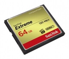 SanDisk CF 64GB Extreme - 124094 Mem&oacute;ria k&aacute;rtya / Pendrive - Compact Flash (CF) k&aacute;rtya - 282979